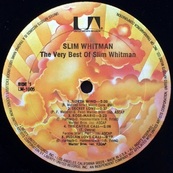 Slim Whitman : The Very Best Of Slim Whitman (LP, Comp)