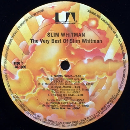 Slim Whitman : The Very Best Of Slim Whitman (LP, Comp)