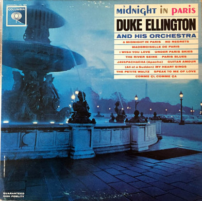 Duke Ellington And His Orchestra : Midnight In Paris (LP, Mono)