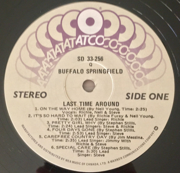 Buffalo Springfield : Last Time Around (LP, Album, RE, Gat)