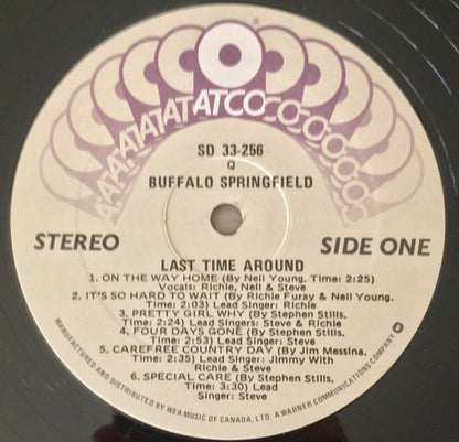 Buffalo Springfield : Last Time Around (LP, Album, RE, Gat)