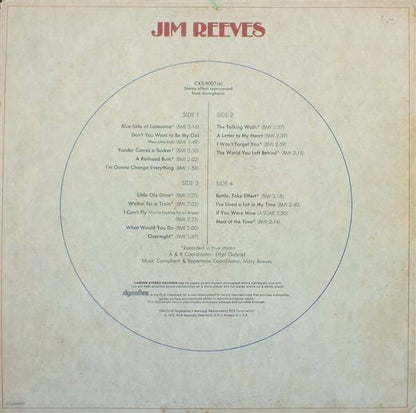 Jim Reeves : Jim Reeves (2xLP, Album, Comp, Gat)