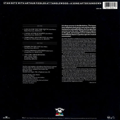 Stan Getz With Arthur Fiedler : A Song After Sundown (Stan Getz With Arthur Fiedler At Tanglewood) (LP, RE, Dig)