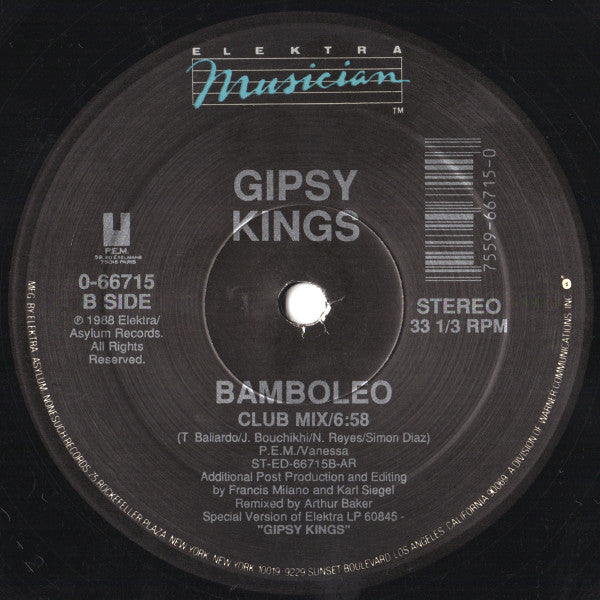 Gipsy Kings : Bamboleo (12", Single)