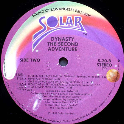 Dynasty : The Second Adventure (LP, Album, SP)