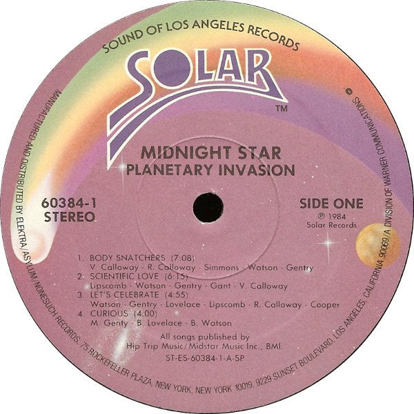 Midnight Star : Planetary Invasion (LP, Album, SP )