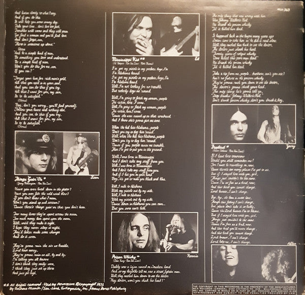 Lynyrd Skynyrd : (Pronounced 'Lĕh-'nérd 'Skin-'nérd) (LP, Album, RE, Gat)