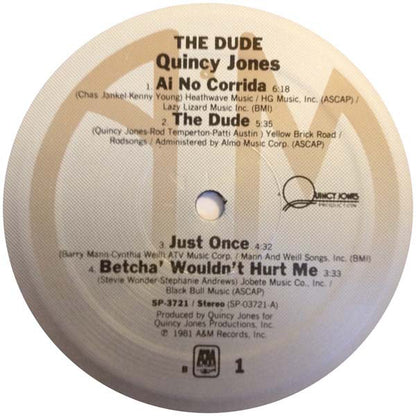 Quincy Jones : The Dude (LP, Album, B)