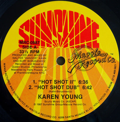 Karen Young : Hot Shot (12")