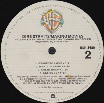 Dire Straits : Making Movies (LP, Album, Los)