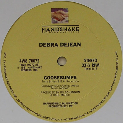 Debra Dejean : Goosebumps (12")