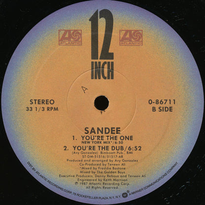 Sandee : You're The One (12")
