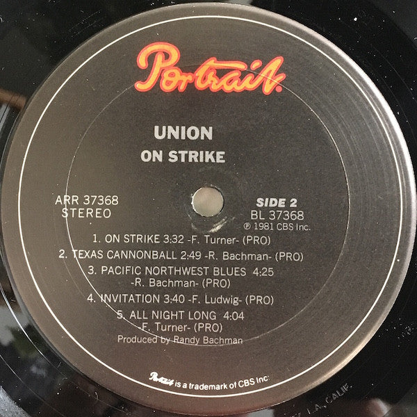 Union (17) : On Strike (LP, Album, San)