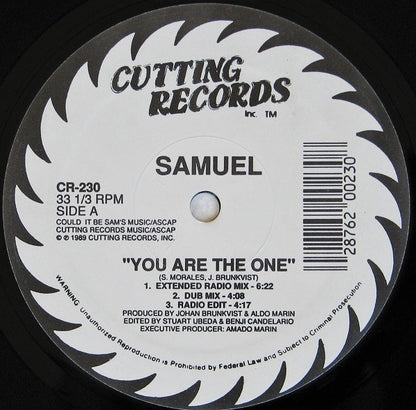 Samuel Morales : You Are The One (12")