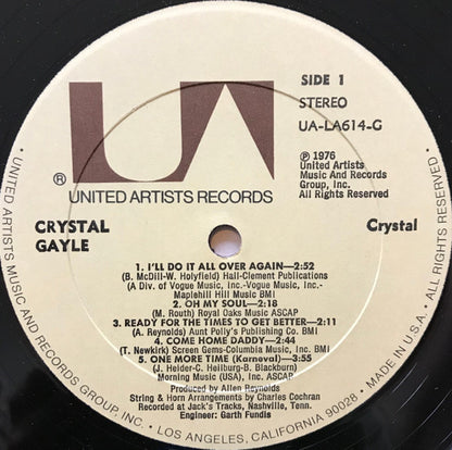 Crystal Gayle : Crystal (LP, Album, All)