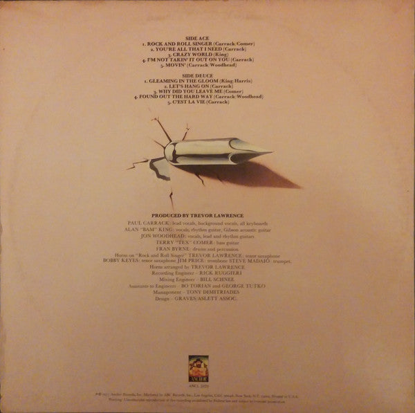 Ace (7) : No Strings (LP, Album)