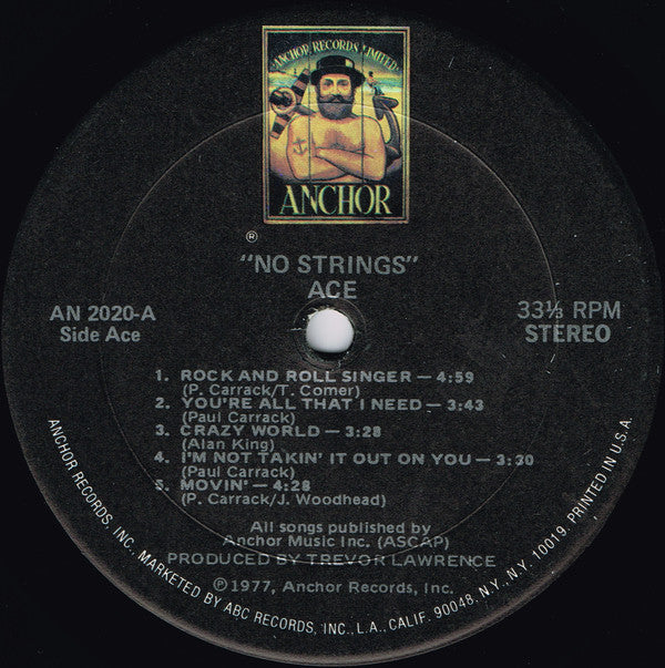 Ace (7) : No Strings (LP, Album)