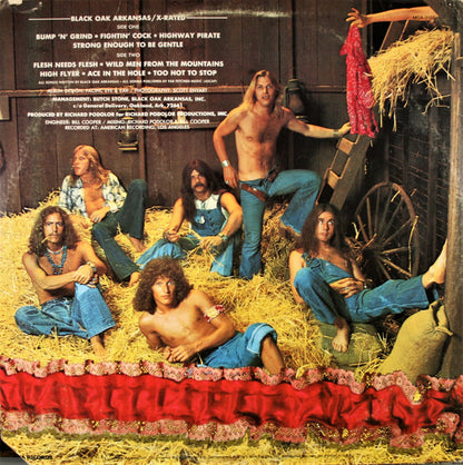 Black Oak Arkansas : X-Rated (LP, Album, Glo)