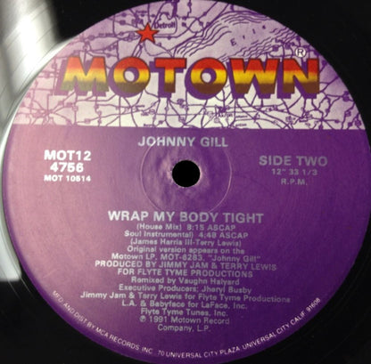 Johnny Gill : Wrap My Body Tight (12")