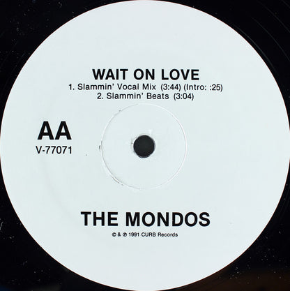 The Mondos : Wait On Love (12")