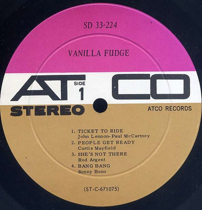 Vanilla Fudge : Vanilla Fudge (LP, Album, Club)