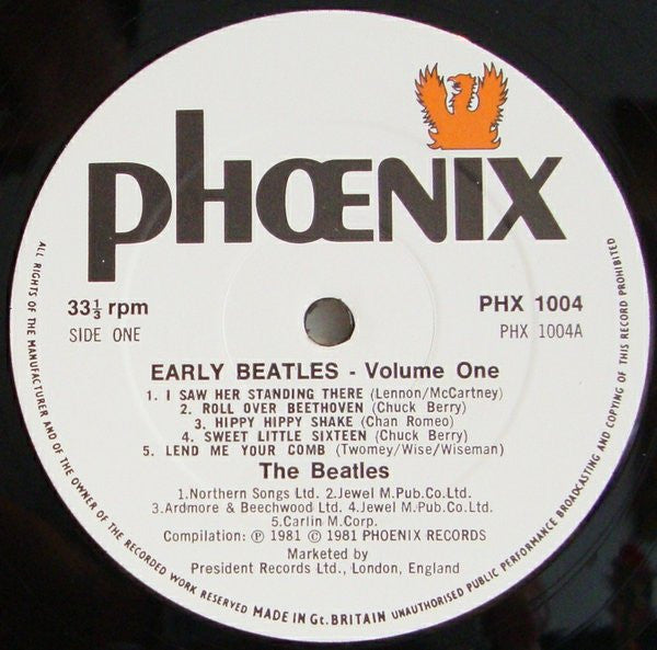 The Beatles : Early Years (1) (LP, Comp, Bla)