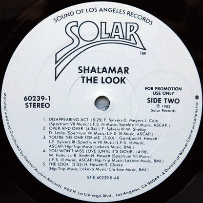 Shalamar : The Look (LP, Album, Promo)