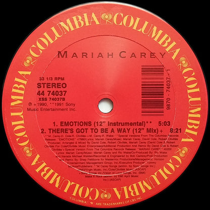 Mariah Carey : Emotions (12")