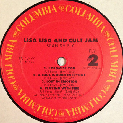 Lisa Lisa & Cult Jam : Spanish Fly (LP, Album)