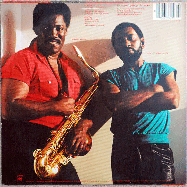 Clarence Clemons And The Red Bank Rockers : Rescue (LP, Album, RP, Car)