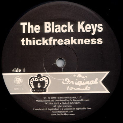 The Black Keys : Thickfreakness (LP, Album, Ltd, RP, 180)