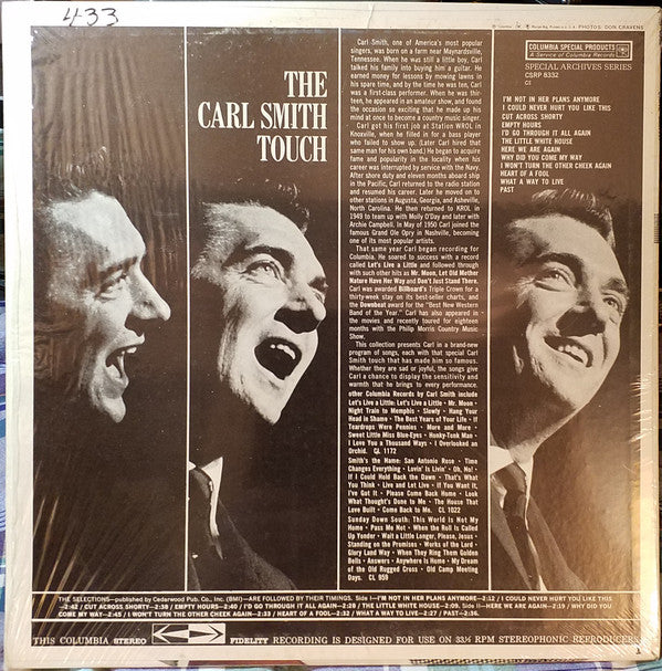 Carl Smith (3) : The Carl Smith Touch (LP, RE)