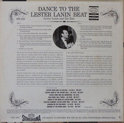 The Lester Lanin Trio : Dance To The Lester Lanin Beat (LP, Album)