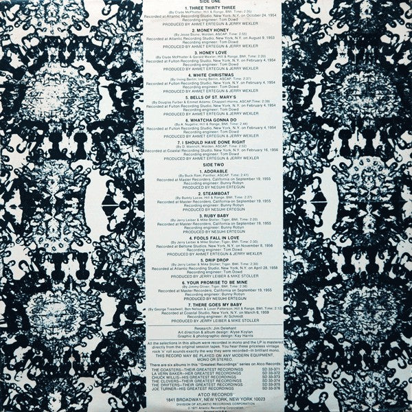 The Drifters : Their Greatest Recordings, The Early Years (LP, Comp, Mono, MO )