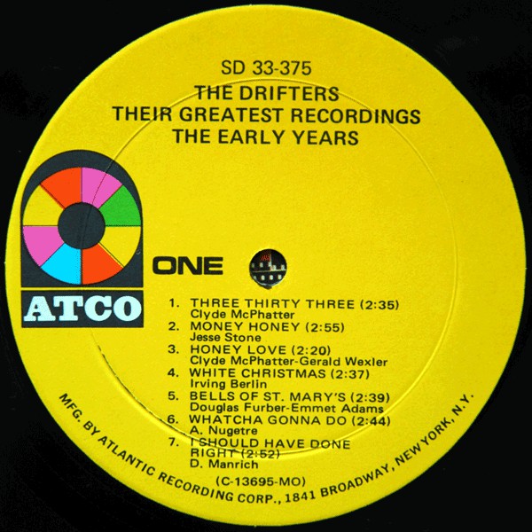 The Drifters : Their Greatest Recordings, The Early Years (LP, Comp, Mono, MO )