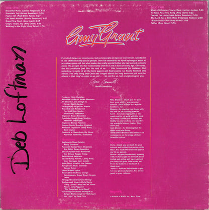 Amy Grant : Amy Grant (LP, Album)