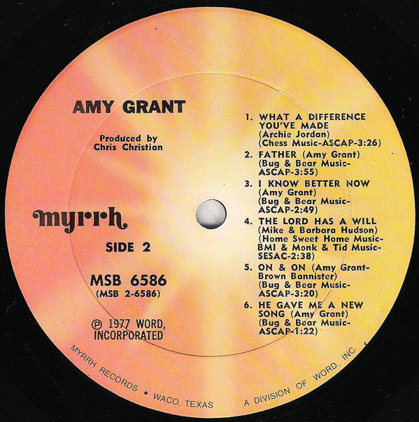 Amy Grant : Amy Grant (LP, Album)