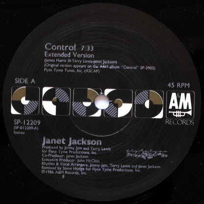 Janet Jackson : Control (12", Single)