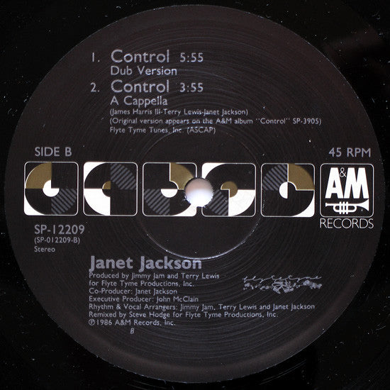 Janet Jackson : Control (12", Single)