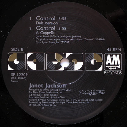 Janet Jackson : Control (12", Single)