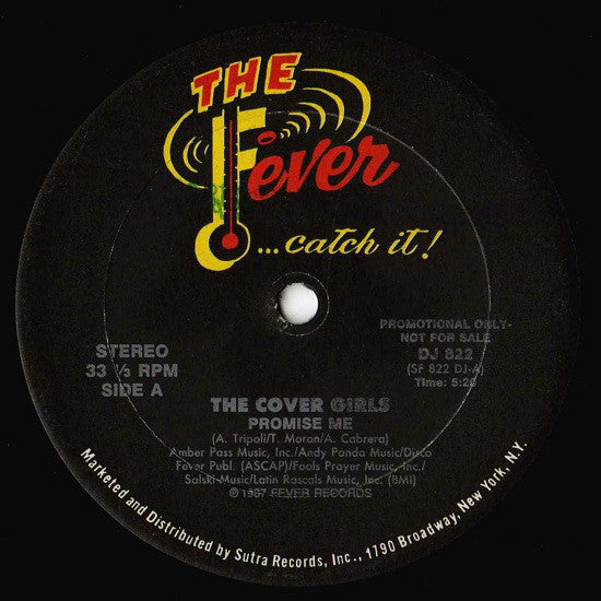 The Cover Girls : Promise Me (12", Promo)