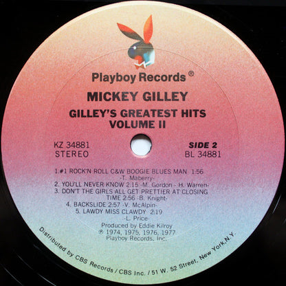 Mickey Gilley : Greatest Hits, Vol. II (LP, Comp, Ter)