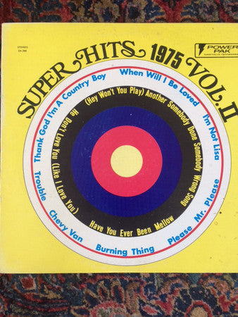 Various : Super Hits 1975 Volume 2 (LP)