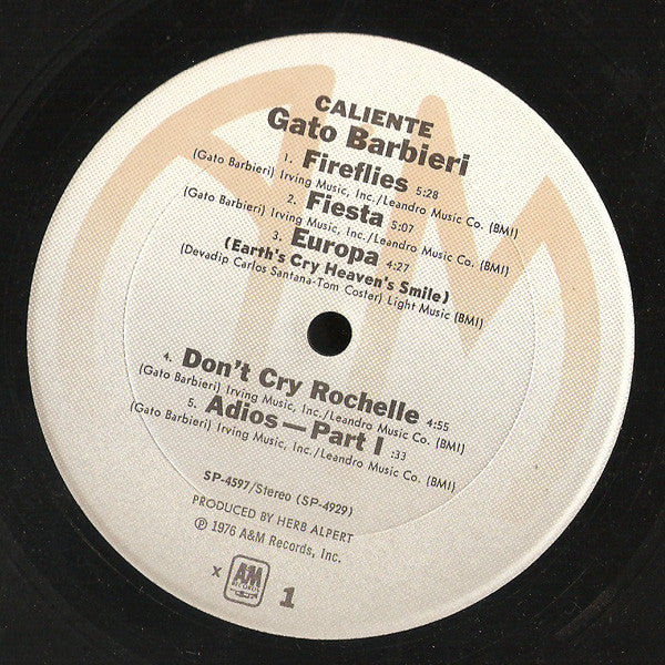 Gato Barbieri : Caliente! (LP, Album, Pit)