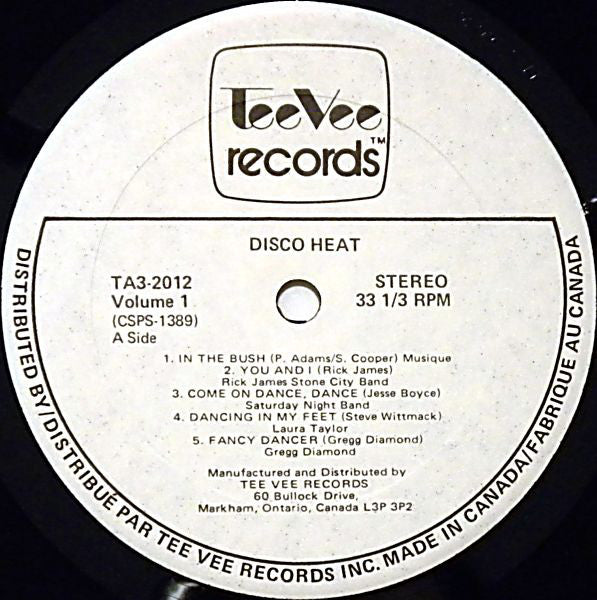 Various : Disco Heat (2xLP, Comp, Mixed)