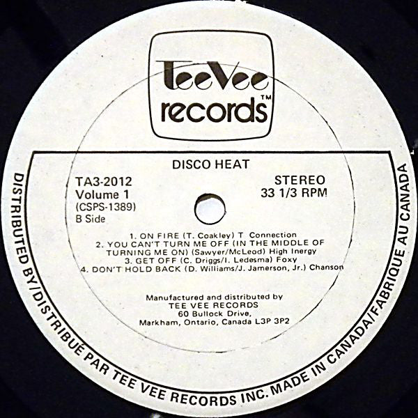 Various : Disco Heat (2xLP, Comp, Mixed)