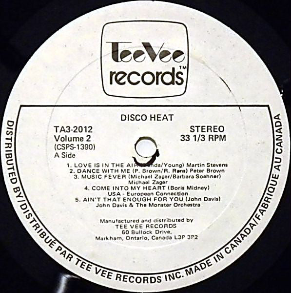 Various : Disco Heat (2xLP, Comp, Mixed)