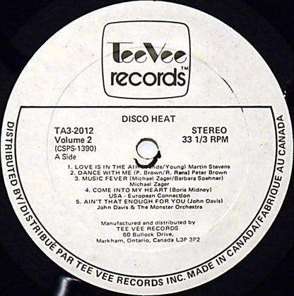 Various : Disco Heat (2xLP, Comp, Mixed)