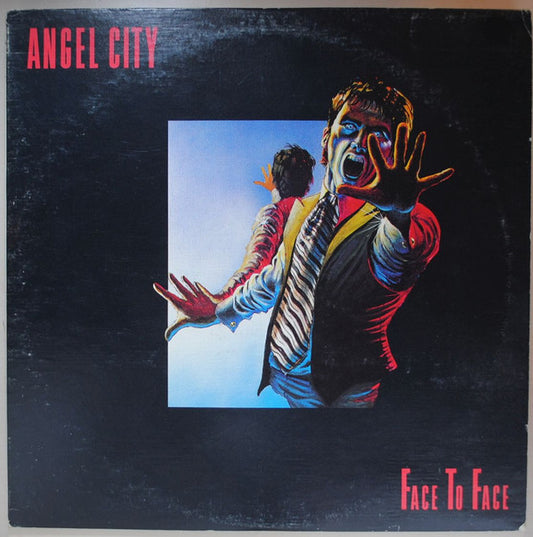 Angel City (2) : Face To Face (LP, Album, Promo, San)