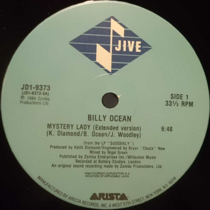Billy Ocean : Mystery Lady (12")